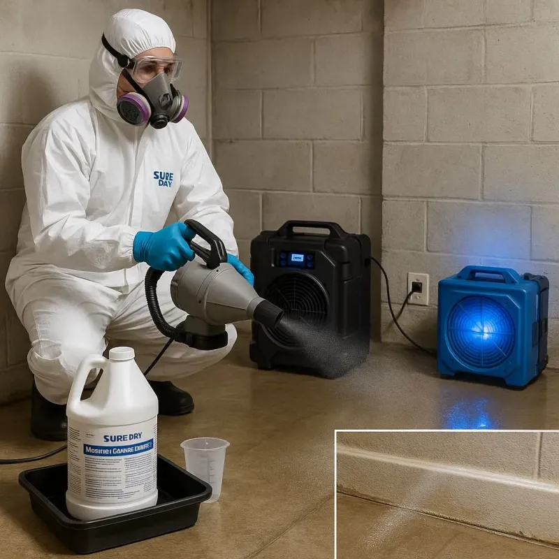 Sanitization and Odor Removal process in Ina, IL