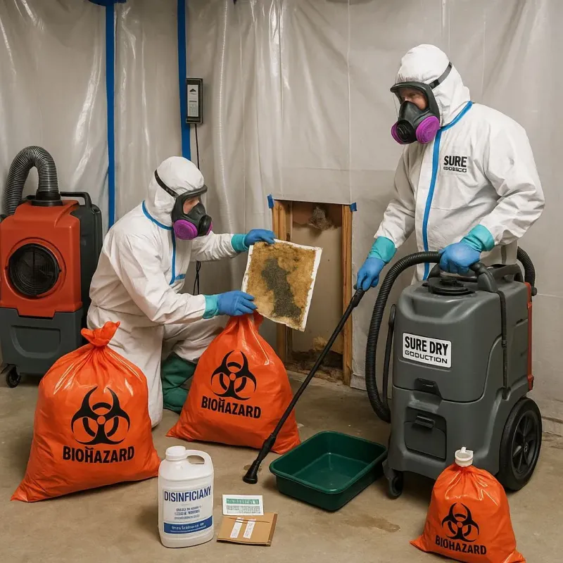 Contaminated Water Handling Protocols process in Ina, IL